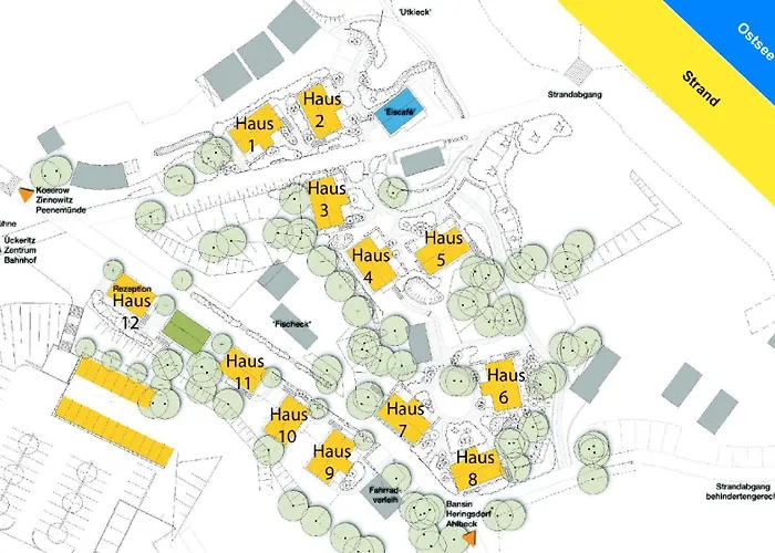 Dünenhaus Unserusedomde Ca40qm Mit Parkplatz Direkt Am 3i2